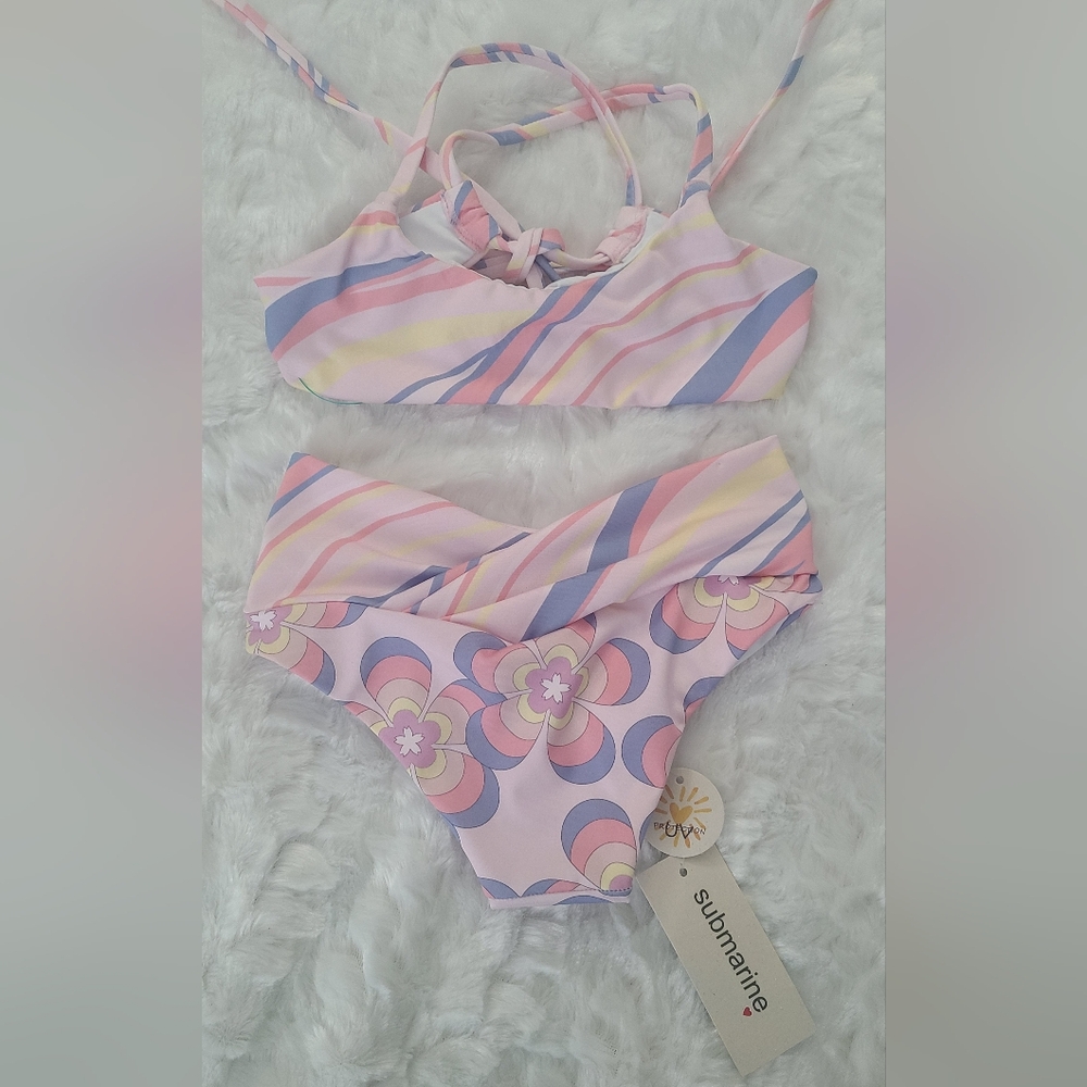 NWT Submarine - Girl's 2PC Bikini Swimming Suit, Sz 4T